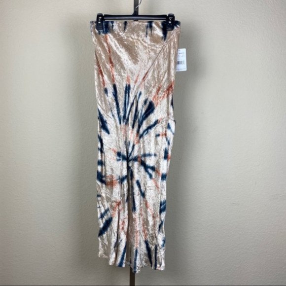 NWT Free People Serious Swagger Tie Dye Midi Skirt - Picture 4 of 5